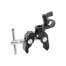 CAMVATE Versatile Super Crab Clamp w/1/4" & 3/8" Thread & 15mm Rod Clamp Adapter