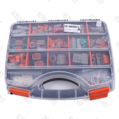 New 800 Pcs Deutsch DT Connector Kit Stamped for 14 16 18 20 GA. WIRE