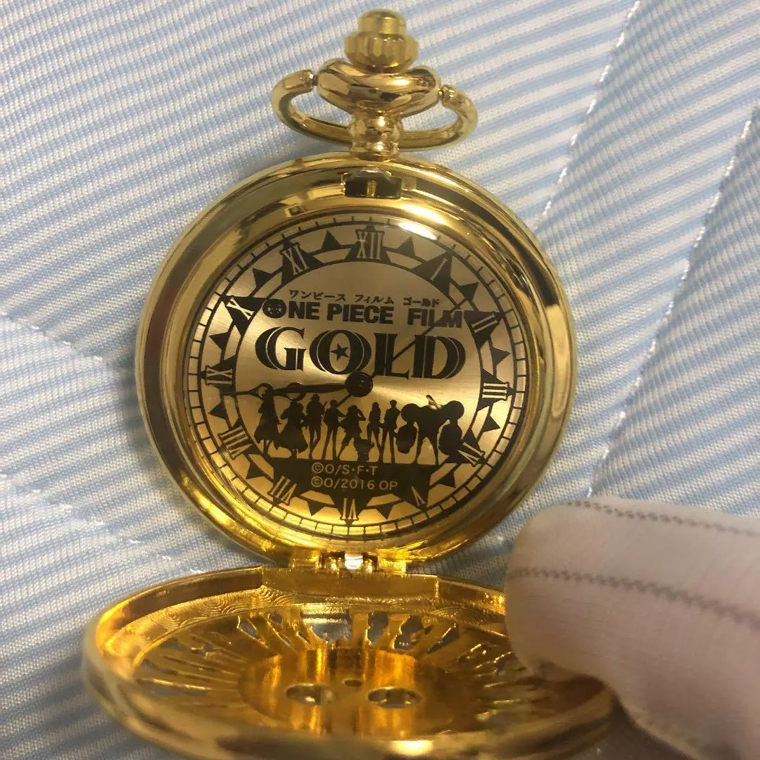 One Piece Film Gold pocket watch set all 2 types Compass ver Pirate flag  ver JP