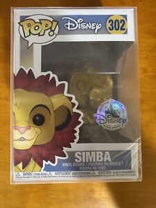 Funko Pop! The Lion King Gold Simba #302 Disney Parks Exclusive | eBay