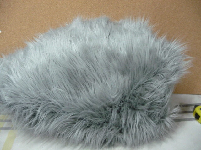 Pottery Barn Teen faux fur bean bag cover Large Gray furlicious eBay