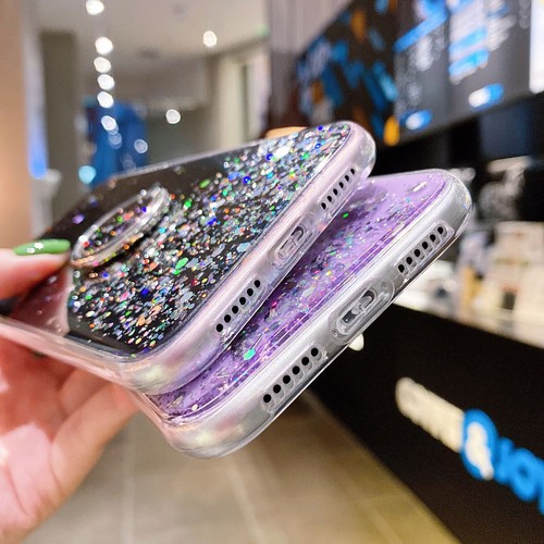 Glitter Bling Ring Stand Phone Case For Xiaomi 11 12 13 Redmi Note 10 11 12 POCO - 第 6/15 張圖片