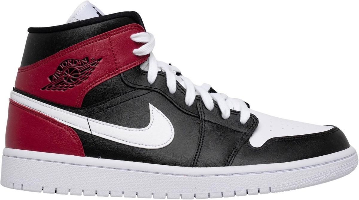 ★Nike ナイキ Jordan 1 Mid Black Noble Red (W) Jordan 1 Mid Noble Red W for sale | eBay
