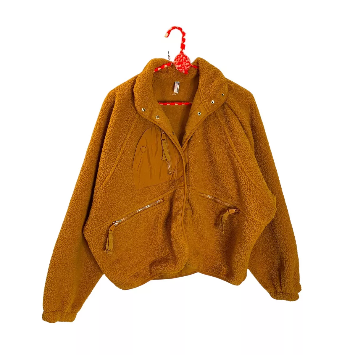 Mustard top fleece jacket