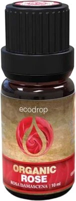 ECODROP Rose Essential Oil Organic 100% Pure Natural Aromatherapy Diffusers, Bath Oils