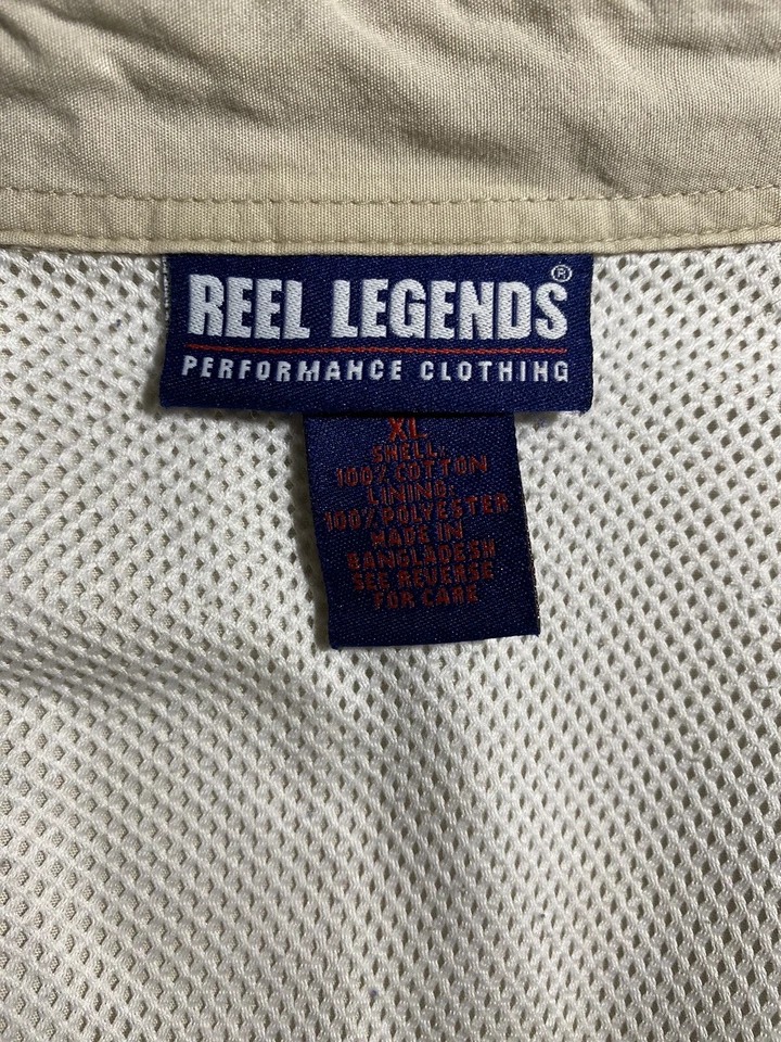 Camisa de pesca Reel Legend bronceada Foto 3 de 4