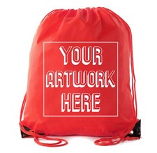 Drawstring Backpack Cinch Bags, Pull String Bags, Custom Adult Backpacks- 500PK