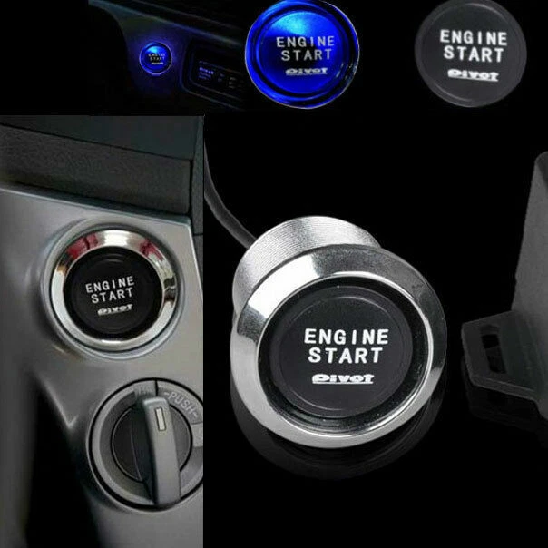 12v Rosso Luminoso Universale a Pressione Avviamento Pulsante Accensione Motore - Immagine 4 di 4