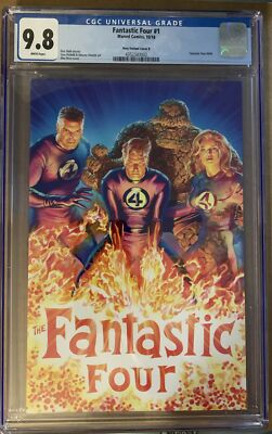 FANTASTIC FOUR CGC 9.8 ALEX ROSS 1/200 LTD VIRGIN RARE