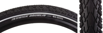 Kwick Drumlin Tire 27.5 X 1.75 SRC KS 60Tpi Wire Bead, Reflective Tape