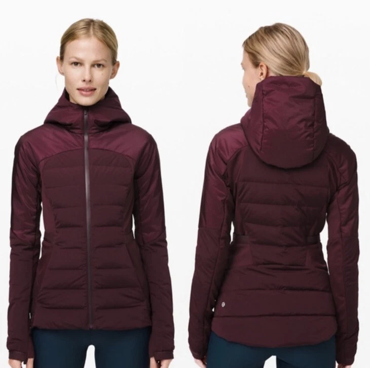 Lululemon Down For It All Puffer Jacket Casis Size 10