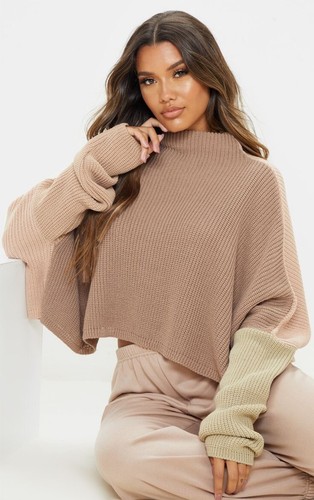 PRETTYLITTLETHING Stone Oversized 