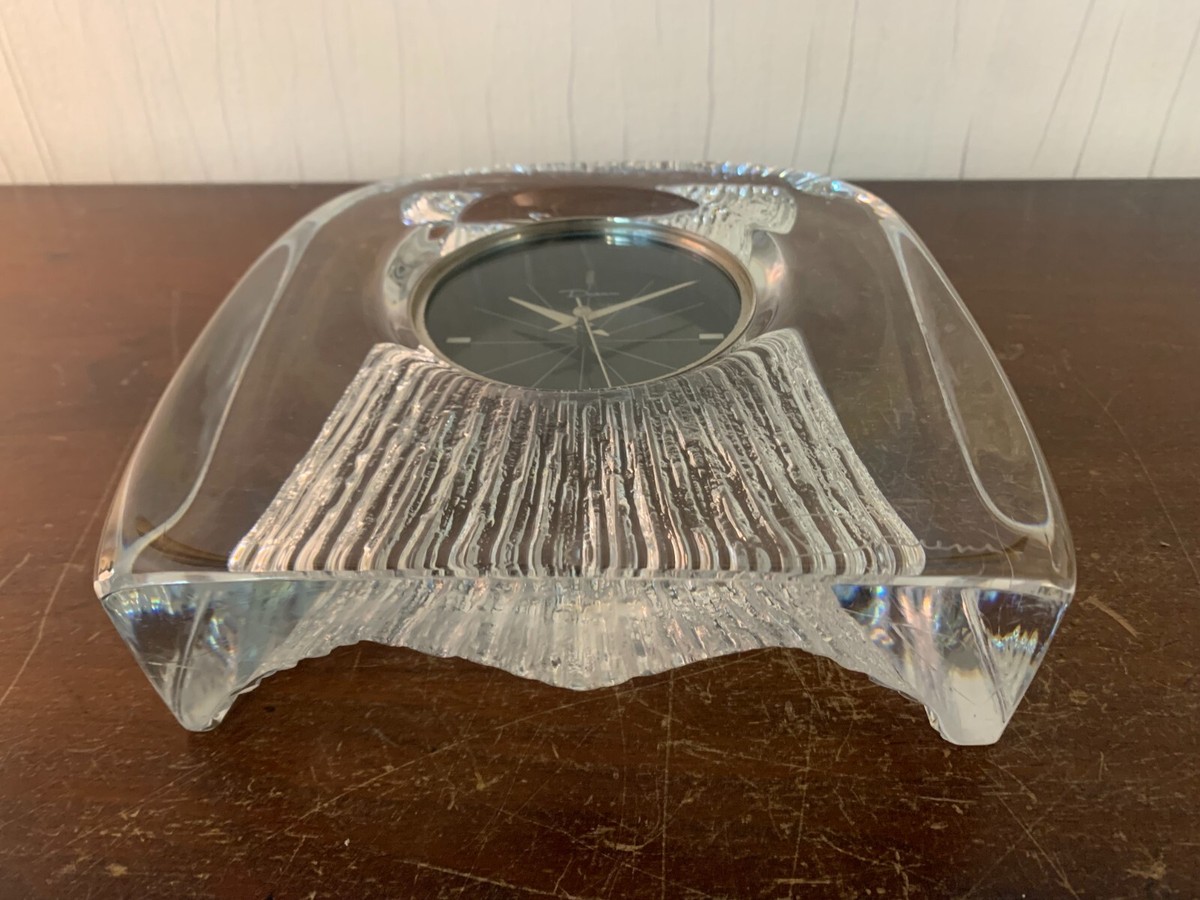 Daum Crystal Clock | eBay