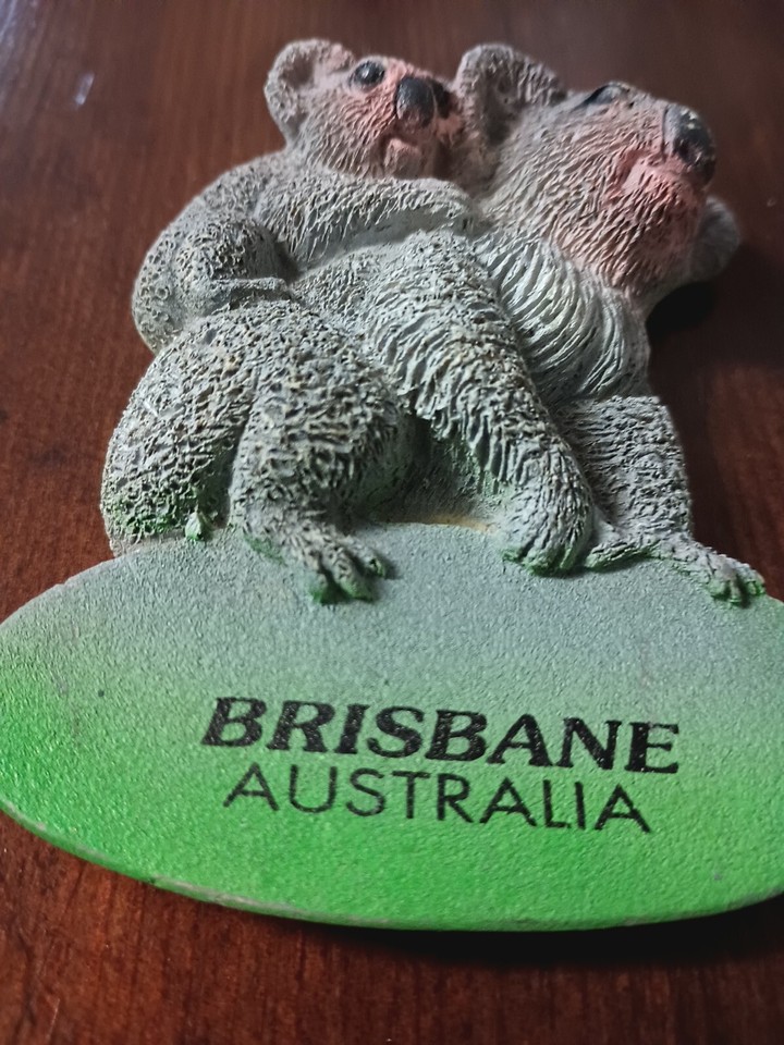 Brisbane Australia Souvenir Koalas 3D Mama Daddy Baby Aussie