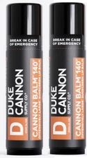 DUKE CANNON LIP BALM  SPF30- 2 PACK AS PICTURED  BUY MORE SAVE MORE