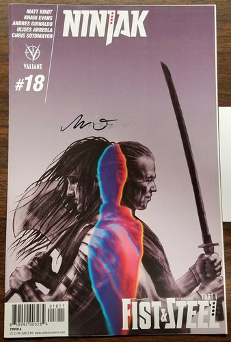 Ninjak (2015) #16 & 17 EACH SIGNED Matt Kindt w/ Notarized Witness of Signature - Picture 13 of 16