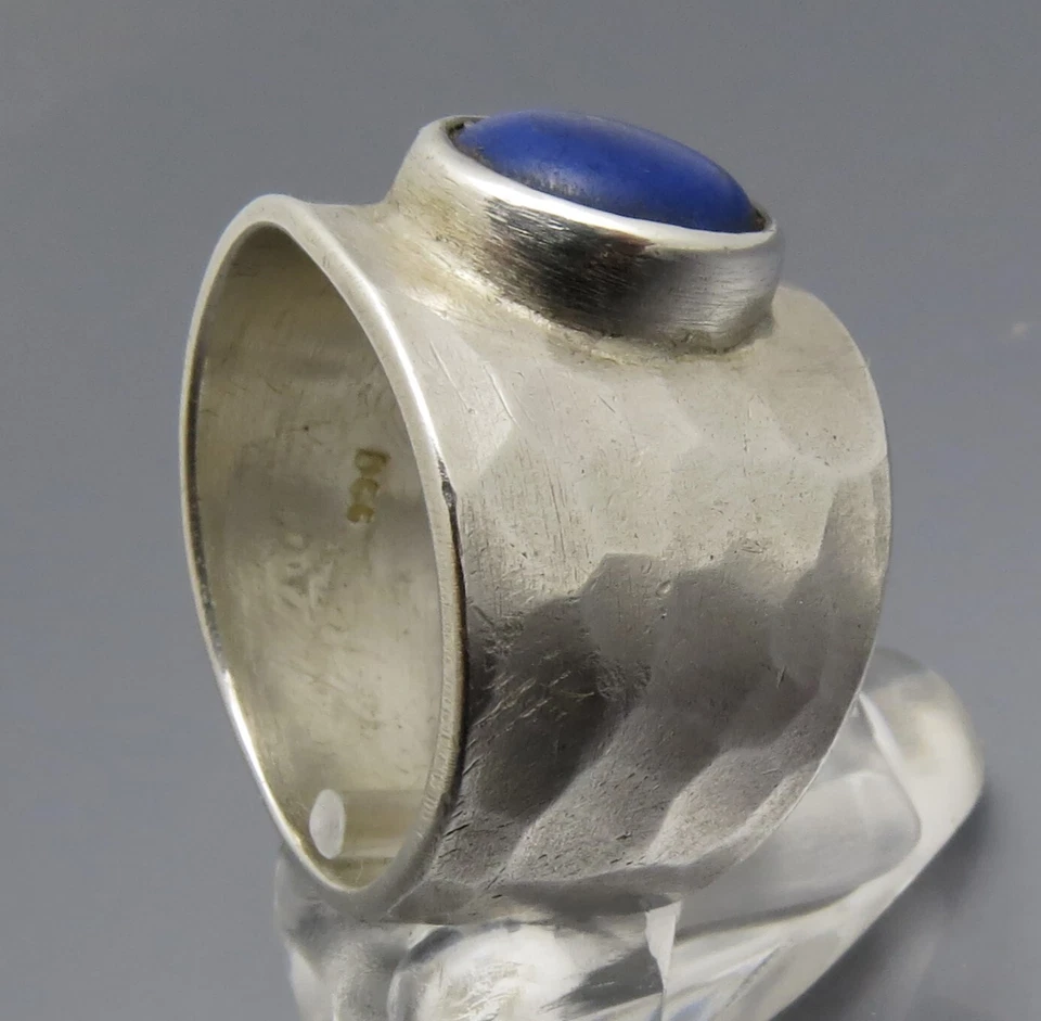 REIF-DESIGN - ANTIK STYLE LAPIS RING - 999 FEINSILBER - Bild 3 von 4