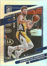 2021-22 Panini Donruss Optic Domantas Sabonis Silver Prizm SP Sacramento Kings