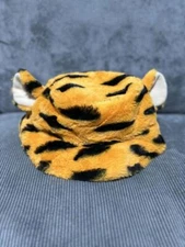 USED Tigger Tokyo Disney Resort Fluffy Bucket Hat Ears Cap Winnie the Pooh Japan