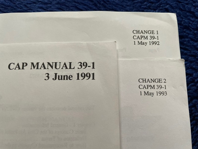 Civil Air Patrol Manual 39-1 From 1991, With 2 Changes