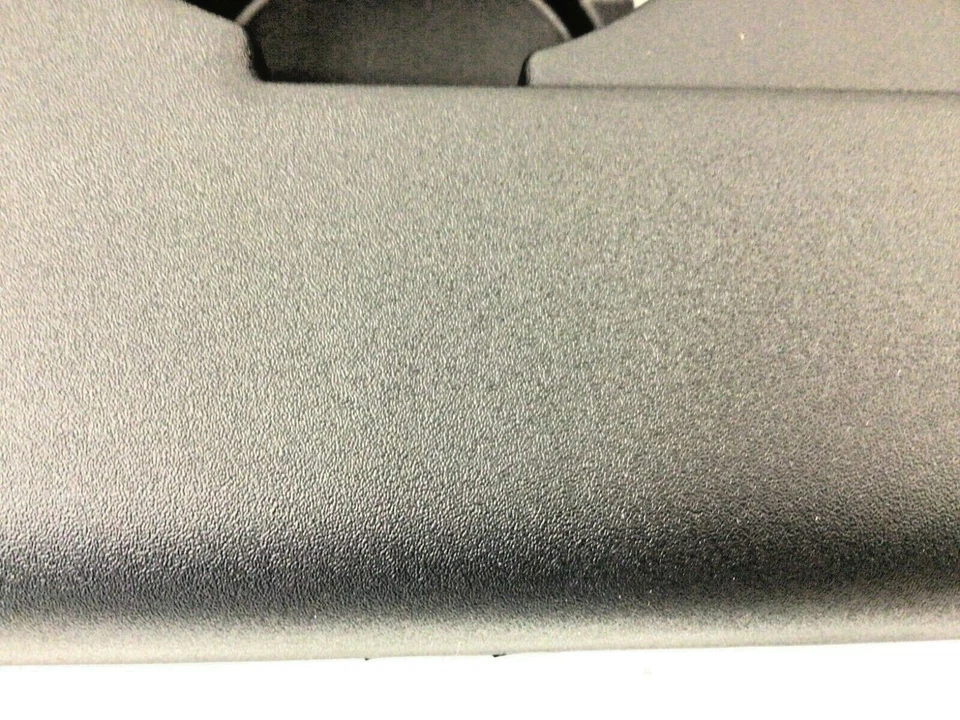 15-17 Ford F-150 17-22 Super Duty Banco Central Asiento Negro Doble Portavasos OEM Foto 3 de 4