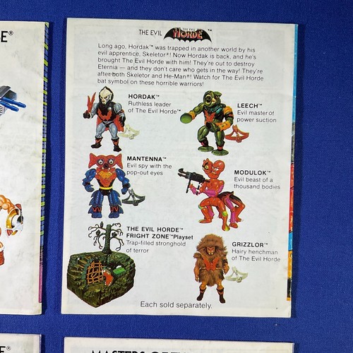 Masters Of The Universe 1985 Vintage Mini-Comic Book Lot of 6 MOTU Mattel - Picture 11 of 19