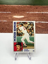 1984 Topps Wade Boggs #30 Boston Red Sox HOF