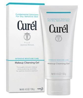 Curel Intensive Moisture Care Makeup Cleansing Gel (Sealed In Box) 4.5 oz/ 130g