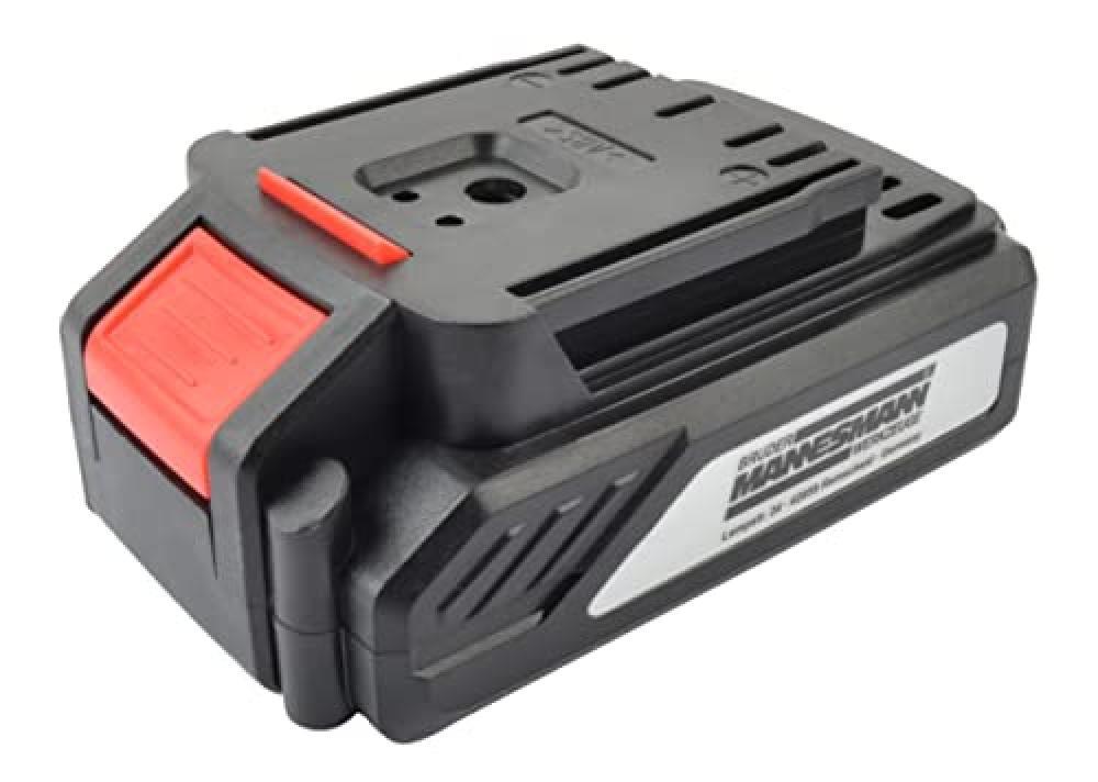 Brüder Mannesmann Werkzeuge M17681 Replacement Battery, Grey - NUOVO