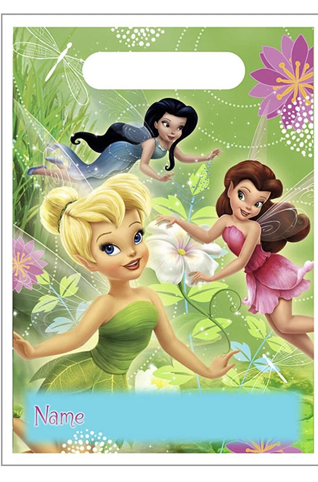 Tinkerbell Hallmark Disney Hadas Fiesta Favor Golosinas Bolsas 16 Total Nuevo Cumpleaños Foto 3 de 4