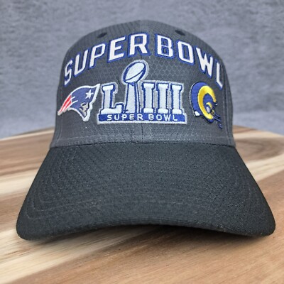Los Angeles Rams Hat Cap Strap Back Super Bowl 53 Patriots NFL Shop  Exclusive - Main Image