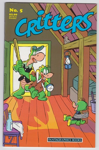 Critters Issue #2,4, 5, 8, 9 Fantagraphics (1986) quasi nuovo - Foto 5 di 10