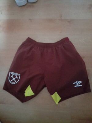 Boys Youth Large Maroon West Ham Training shorts YS NEW