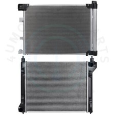 Radiator & AC Condenser Cooling Kit For 2013-2018 Nissan Sentra S SV 1.8L L4