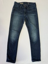 Adriano Goldschmied AG Farrah High-Rise Skinny Jeans Womens 25R Blue Denim USA