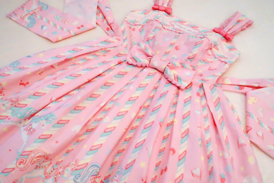 AngelicPretty sugary carnival ピンク jsk Angelic Pretty Sugary Carnival (2011 Release) JSK in Pink LOLITA