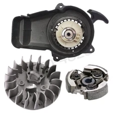 47cc 49cc 2 Stroke Engine Pull Start Flywheel Cluth Fr Mini Pocket Dirt Bike ATV