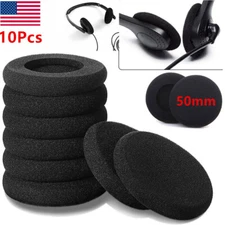 10X Ear Pads Replacement Foam Cushion Sponge Cover Headphone Headset Earphone.