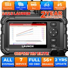 LAUNCH Heavy Duty Truck Semi-Trucks Scanner Diagnostic DPF Regen Injector Cutoff