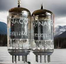 Matched Pair Nos Telefunken For Dynaco Ecc83 Long Smooth Plates ◇ Bottoms Op