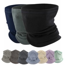 Winter Neck Gaiter Warmer Windproof Ski Cycling Fleece Face Mask for Men Women