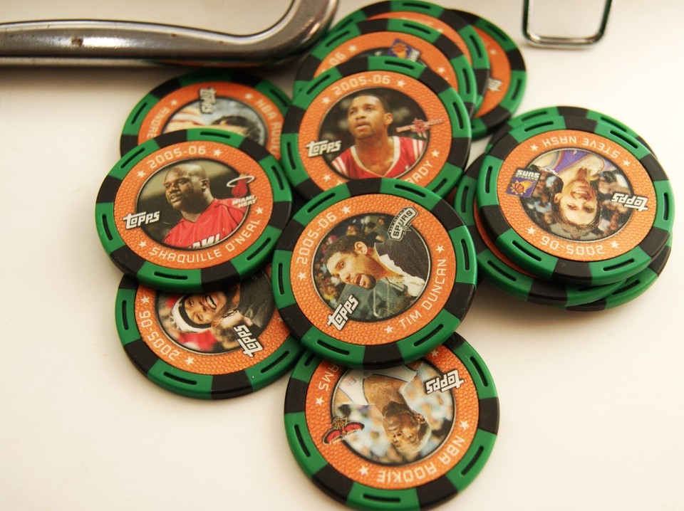 200506 Topps NBA Poker Chip Set in Metal Case 200 Chips eBay