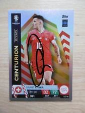 Granit Xhaka Autogramm signed TC Topps Euro 2024 "Switzerland"