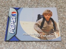 Pepsi Store Promo Poster Display Star Wars Episode 1 Vendor Packet