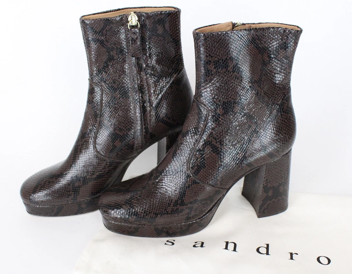 Sandro snake boots sale