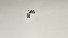 Alphabet Initial Letter A-Z Ear Stud Earrings Swaroski Diamante Bling Gift 1Pair