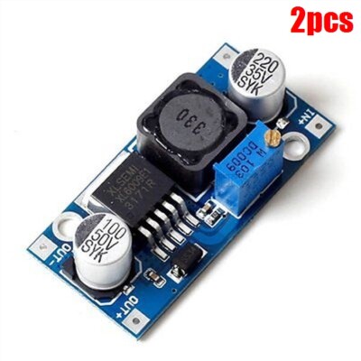 2Pcs XL6009 Power Converter Module Dc-Dc Adjustable Step-Up Boost Replace LM2 kp