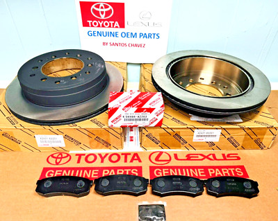 03-09 4Runner 07-09 FJCruiser 01-07 Sequoia Rear Brake Rotor&Pad Kit GENUINE OEM