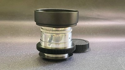 Silber HELIOS 44 58mm F2 Cine Mod Canon EF Mount Anamorphic Bokeh Flare   
