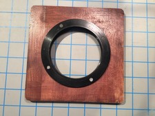 Deardorff V8 6x6 Lens Board with Flange for Ilex 5 Universal Shutter